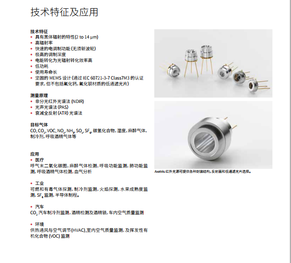 瑞士Leister（Axetris）EMIRS50 低功耗系列(图1)